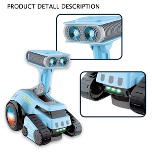 2023 AI Intelligent Intelligent Marche Jouet Robot pour Enfants Apprentissage Éducatif avec Parler Anglais Lumières Musique en Plastique - Product Image 3