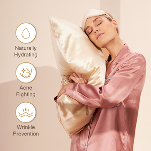 Set di Federe per <span class=keywords><strong>Cuscino</strong></span> di Alta Qualità in 100% <span class=keywords><strong>Seta</strong></span> di Gelso con Logo Personalizzato e Cerniera in Scatola - Product Image 6