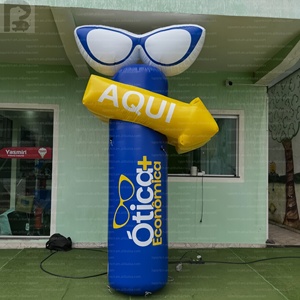 Pilar Publicitario Inflable <span class=keywords><strong>Gigante</strong></span> con Logotipo Personalizado, Flecha Direccional para Ópticas/Tiendas de Gafas/Eventos - Product Image 2