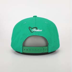 หมวกเบสบอล5แผงลายทแยงผ้าคอตตอน100% คุณภาพสูงสำหรับทุกเพศปักลายแบบกำหนดเองด้วยลายใบไม้พิมพ์แบบปักออกแบบได้ตามต้องการ - Product Image 5