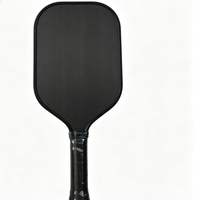 Raquette de pickleball en fibre de carbone monobloc, pressée à chaud, silencieuse, légère, facile à transporter, taille standard, fabriquée en usine