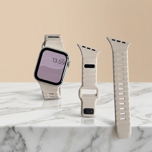 สายซิลิโคนขอบเอียง CHARM สำหรับนาฬิกาซีรีส์ 1/11 และรุ่น SE S1-<span class=keywords><strong>S8</strong></span> ระบายอากาศได้ - Product Image 6