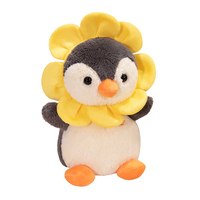 Harga Pabrik Mainan Penguin Bunga Matahari Lucu dan Lembut Berkualitas Tinggi dengan Lapisan Jala Kawaii, Pereda Stres, Hadiah Ulang Tahun
