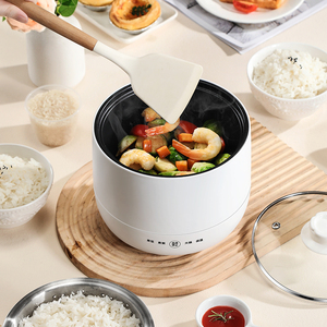 Olla Arrocera Eléctrica Mcdou de 400W y 1.8L, Olla para Derretir Chocolate, Olla para Cocinar Filetes de Salmón y Huevos Revueltos, Mini Olla Arrocera - Product Image 6