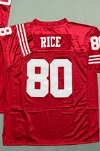 San Francisco Throwbacks da uomo # 32 <span class=keywords><strong>Ricky</strong></span> Watters # 16 Joe Montana # Maglia cucita 52 Patrick Willis e altri numeri - Product Image 4