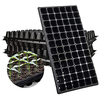 Plateaux de semis en plastique PET réutilisables populaires pour la propagation de légumes avec fonction de drainage, 540x280mm, vente en gros