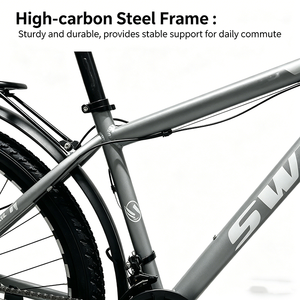 Bicicleta de Carretera para Adultos de Acero al Carbono, 21 Velocidades Ajustables, para Múltiples Ciclistas, Bicicleta de Carreras Competitiva para Adultos - Product Image 2