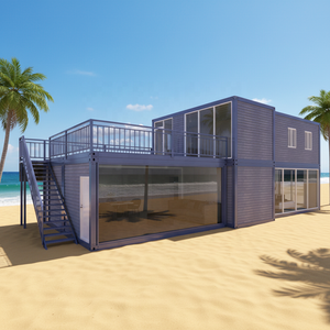 Fabricación de Casas Prefabricadas Modulares de Lujo de 20 pies, de 2 Pisos, Planos de Casas Modulares en Contenedores para Villas - Product Image 1