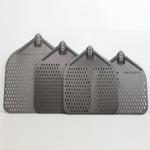 Vente directe du fabricant : Spatule <span class=keywords><strong>à</strong></span> <span class=keywords><strong>pizza</strong></span> carrée perforée de 12 pouces en alliage d'aluminium anodisé de haute qualité pour four <span class=keywords><strong>à</strong></span> <span class=keywords><strong>pizza</strong></span> - Product Image 3