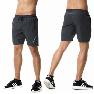 Aoyema Solid Color Gym Clothed Running Training Workout Gym Sports Men Casual Clothing Male Fitness Active Jogging <strong>Shorts</strong> - Product Image 4
