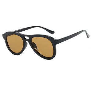 Lunettes de soleil vintage pour femmes 2026, vente en gros, logo personnalisé, motif léopard, rétro, double pont, protection UV400 - Product Image 5