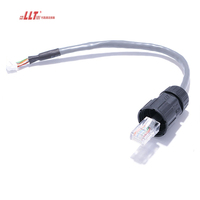 Connecteur RJ45 femelle étanche IP67 à montage sur panneau frontal pour câble Ethernet