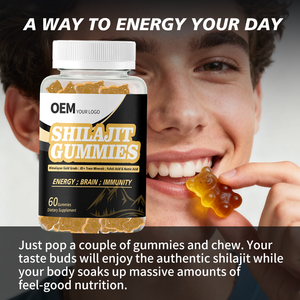 Gomitas de Shilajit, Suplemento Herbal Dietético, Suplemento de Ácido Fúlvico, Gomitas de Shilajit Naturales con Más de 85 Minerales - Product Image 4