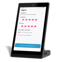 Tablette Android de bureau YC-L106 10,1 pouces, écran tactile, affichage publicitaire POS, kiosque de commentaires clients, affichage WIFI