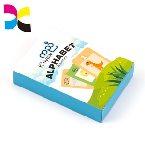 Cartes d'étude pour enfants, cartes à jouer personnalisées, cartes imprimées en couleur, plastification brillante, directement de l'usine - Product Image 4