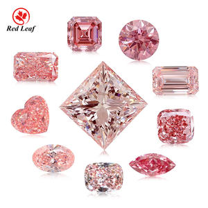 Diamanti Sintetici Redleaf Taglio Rotondo e Fantasia, Colori Rosa HPHT CVD 1CT 2CT 3CT 4CT 5CT con Certificato IGI per Creazione di Gioielli - Product Image 1