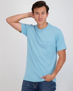 T-Shirt da Uomo a Maniche Corte con Collo Tondo <span class=keywords><strong>e</strong></span> Tasca, Top Sportivo Personalizzabile con <span class=keywords><strong>Testo</strong></span> <span class=keywords><strong>e</strong></span> LOGO - Product Image 5