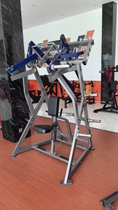 Machine à ramer assise à charge libre SK Commercial, équipement professionnel de musculation dorsale pour salle de sport - Product Image 2