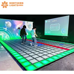 Baldosas de pista de baile coloridas interactivas RGB 3 en 1 impermeables con productos populares en centros comerciales al mejor precio