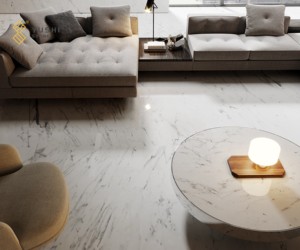 YUSHI Mármol Natural Statuario Blanco Italia Pulido para Revestimiento de Pared Escalera Piso Lujo Villa Baño - Product Image 4