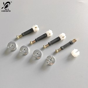 Xiongfazhenwei Three In One Connector Set Zinc Plated <b>Metal</b> Wardrobe <b>Cabinet</b> Hardware Assembly Accessories - Product Image 1