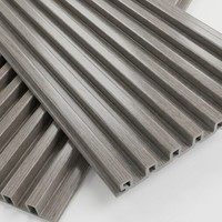 Panneaux muraux rainurés en PVC/WPC de qualité, modernes et imperméables pour la décoration de salle de bain, salon, escalier, salle de sport