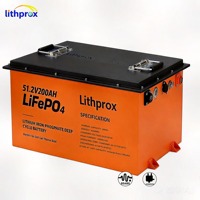 Batería de Scooter Eléctrico LiFePO4 de Grado A, 51.2V 200AH, Sin Mantenimiento, Alta Eficiencia, para Silla de Ruedas Ligera, CE UN38.3 MSDS