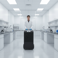 Nouveau déshumidificateur commercial électrique 90L/D, sécheur d'air portable avec pompe de vidange pour sous-sol, entrepôt, hôtel, certifié CE