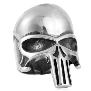 Men's Titanium Steel <b>Skull</b> <b>Ring</b> Silver Color Punk Style Jewelry Gift Geometric Design 213034 - Product Image 5
