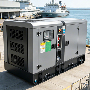 Proveedor de Grupos Electrógenos Diésel de 100 kVA, 500 kVA, 1000 kW, Marinos, de Alto Voltaje, 440 V, Refrigerados por Agua, 60 Hz, Silenciosos, para Electricidad de Barcos - Product Image 1