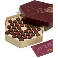 Benutzer definierte neue Hexagon Schokolade Geschenk box Luxus Dessert Schokolade Verpackungs box mit Einsatz Arabische Süßigkeiten Cookie Candy Papier boxen