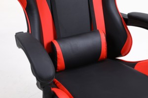 Fauteuil de <span class=keywords><strong>Gaming</strong></span> Pivotant en Cuir PU Noir et <span class=keywords><strong>Rouge</strong></span> pour la Maison et le Bureau, Vente en Gros - Product Image 5