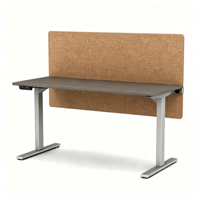 Écran Acoustique en Feutre à Fixation sur Bureau, 100% Fibre de Polyester, Cloison de Bureau à Clipser, Fabrication OEM