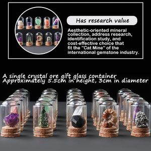 Juego de muestras de minerales de cristal natural sin procesar de 25 piezas, artesanías de cristal de estilo antiguo para decoración de interiores y regalos - Product Image 5