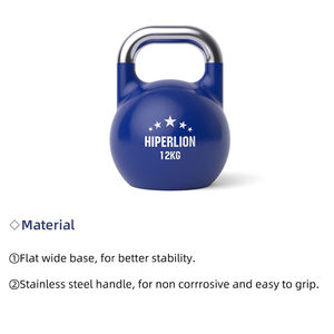 Özel toptan rus krom kolu parlak ağırlığı 20kg spor salonu dökme demir ayarlanabilir rekabet Kettlebell - Product Image 4