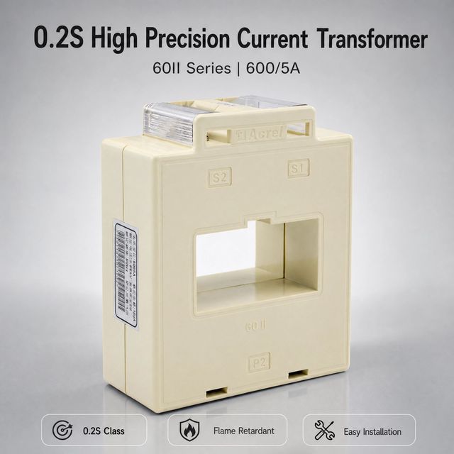 AKH-0.66/G G-100*80II AC High Precision Current Transformer 0.2S Class 4 Busbars Passable