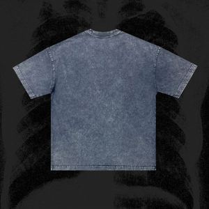 Camiseta con serigrafía personalizada, camisetas para hombre, camiseta de lavado ácido - Product Image 3