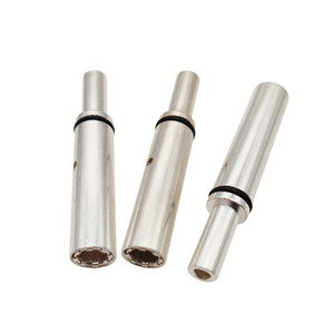 Ev Connectors Ac Dc Terminal Crown Spring <b>Socket</b> Pin Connector 60A 200A Optional High Frequency <b>Multi</b> Core Silver Adb013 - Product Image 1