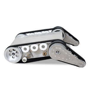 Intelligente Robot Serbatoio Car chassis kit caterpillar Crawler telaio pista piattaforma con buona aderenza a terra - Product Image 6
