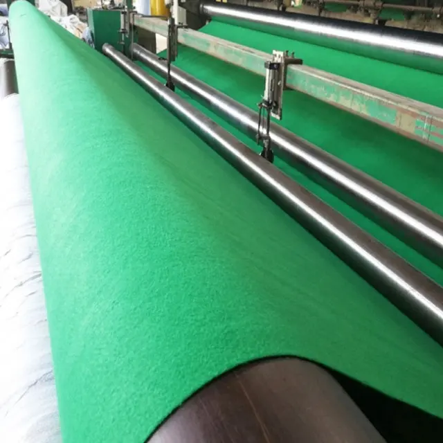 100-600g Non-woven Geotextile Black Need Punched Geotextile for Road