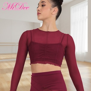 Top <span class=keywords><strong>de</strong></span> <span class=keywords><strong>Danza</strong></span> Jazz con Volantes MiDee para Mujeres Adultas, con Sujetador Incorporado, para Actuaciones <span class=keywords><strong>en</strong></span> Escenario y Entrenamiento <span class=keywords><strong>en</strong></span> Estudio - Product Image 1