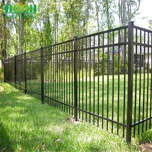 Panneau <span class=keywords><strong>de</strong></span> clôture <span class=keywords><strong>de</strong></span> jardin en aluminium industriel, clôture à piquets d'extérieur pour clôture <span class=keywords><strong>de</strong></span> cour, treillis et portails <span class=keywords><strong>2m</strong></span> - Product Image 6