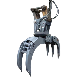 Прямая цена с завода, экскаватор, вращающийся деревянный грейфер, двойной цилиндр, рок-Грейфер для экскаватора Sany - Product Image 5