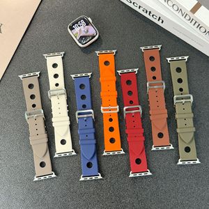 Bracelet en silicone perforé BEEFLYPOWER <span class=keywords><strong>Sport</strong></span> pour <span class=keywords><strong>Apple</strong></span> <span class=keywords><strong>Watch</strong></span> Series 11 10 9 8 <span class=keywords><strong>7</strong></span> 6 SE 46mm 49mm Accessoires - Product Image 1
