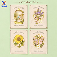 Marque-pages en métal personnalisés en gros, motif floral et feuille, en émail, papeterie, souvenir, cadeau, prix de gros