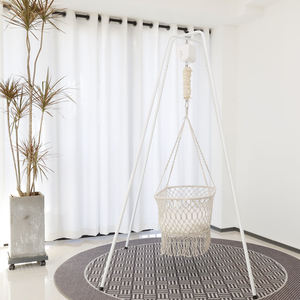 प्रीमियम गुणवत्ता वाले राउंड आकार इनडोर बेबी बेसिनेट बेबी स्विंग बिस्तर सस्ता नींद हैममॉक - Product Image 2