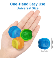 Jouet sensoriel en silicone détachable HMJ, multi-textures, anti-stress, jouet de bureau silencieux pour enfants et adultes