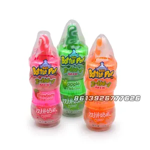 2 in 1 Baby Pop Hart bonbon Frucht Jelly Bean und Press Candy