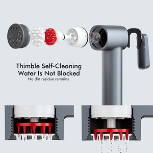 Elemento filtrante del sistema autopulente del <span class=keywords><strong>ditale</strong></span> del Bidet moderno costruito in colori diversi con anima in cotone - Product Image 4