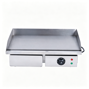 Commercial Stainless Steel Electric <b>Griddle</b> 3kW <b>Flat</b> <b>Top</b> Grill For Restaurant Equipment CE Certified - Product Image 2